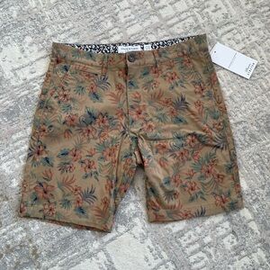 Denim & Flower Tan Floral Men's Shorts